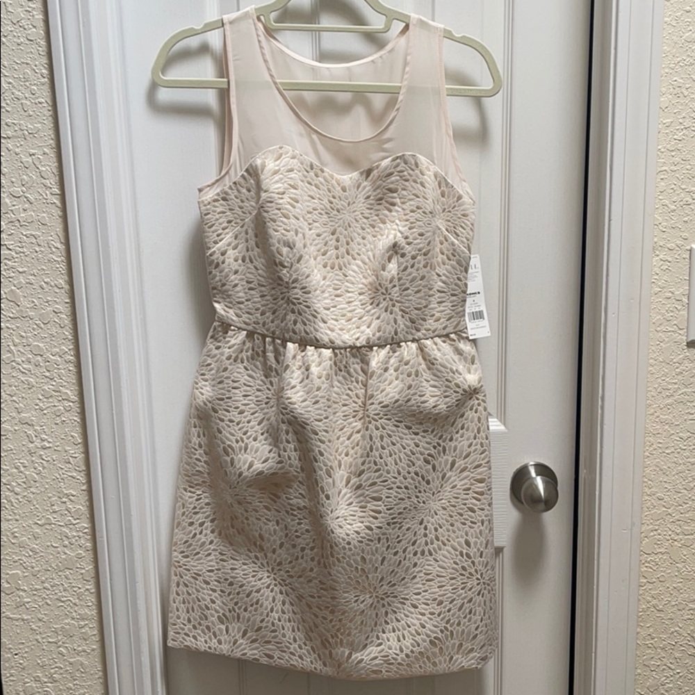 Elle Ivory Dress NWT, size 4